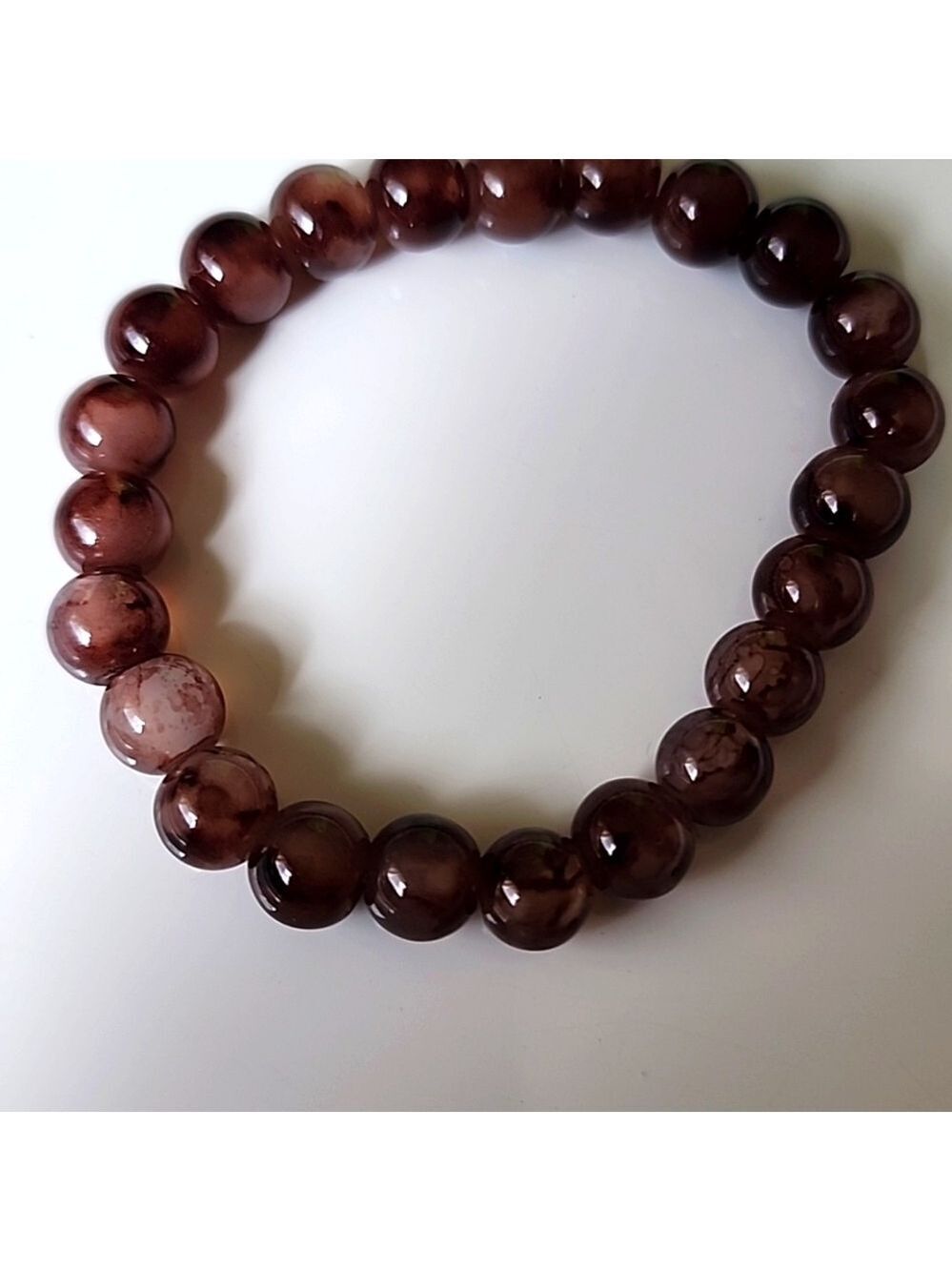 😎FASHION Bracelet Glass Beads BROWNS